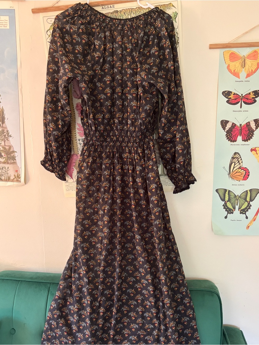 Doen Delphina Dress Black floral